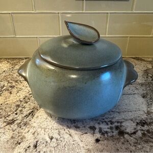 Frankhoma Pottery Plainsman Woodland Moss Covered Casserole